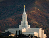 Bountiful Temple Autumn Sunset