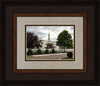 Columbus Temple Cloudy Skies