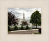 Columbus Temple Cloudy Skies