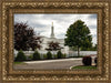 Columbus Temple Cloudy Skies