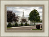 Columbus Temple Cloudy Skies