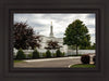 Columbus Temple Cloudy Skies