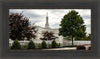 Columbus Temple Cloudy Skies