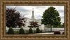 Columbus Temple Cloudy Skies