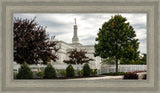 Columbus Temple Cloudy Skies