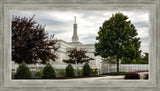 Columbus Temple Cloudy Skies