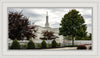 Columbus Temple Cloudy Skies