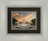 Denver Temple Evening Fountain