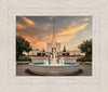 Denver Temple Evening Fountain