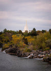 Idaho Falls Temple Colorful Snake River