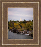 Idaho Falls Temple Colorful Snake River