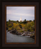 Idaho Falls Temple Colorful Snake River