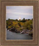 Idaho Falls Temple Colorful Snake River