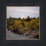 Idaho Falls Temple Colorful Snake River