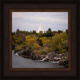 Idaho Falls Temple Colorful Snake River