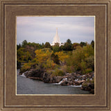 Idaho Falls Temple Colorful Snake River