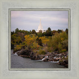 Idaho Falls Temple Colorful Snake River