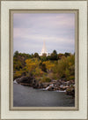 Idaho Falls Temple Colorful Snake River