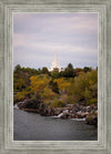 Idaho Falls Temple Colorful Snake River