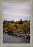 Idaho Falls Temple Colorful Snake River