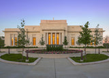 Indianapolis Temple Sunset