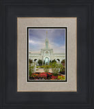 Mount Timpanogos Temple Morning Garden