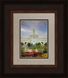 Mount Timpanogos Temple Morning Garden