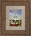 Mount Timpanogos Temple Morning Garden