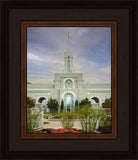 Mount Timpanogos Temple Morning Garden