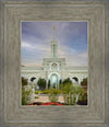 Mount Timpanogos Temple Morning Garden