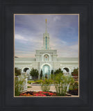 Mount Timpanogos Temple Morning Garden