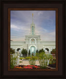 Mount Timpanogos Temple Morning Garden