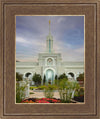 Mount Timpanogos Temple Morning Garden