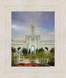 Mount Timpanogos Temple Morning Garden