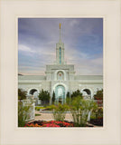 Mount Timpanogos Temple Morning Garden