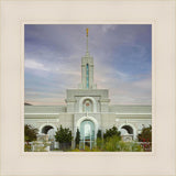 Mount Timpanogos Temple Morning Garden