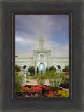 Mount Timpanogos Temple Morning Garden