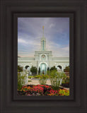 Mount Timpanogos Temple Morning Garden