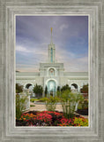 Mount Timpanogos Temple Morning Garden