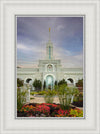 Mount Timpanogos Temple Morning Garden