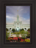 Mount Timpanogos Temple Morning Garden