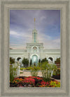 Mount Timpanogos Temple Morning Garden