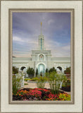 Mount Timpanogos Temple Morning Garden