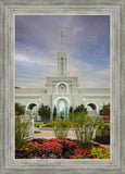 Mount Timpanogos Temple Morning Garden