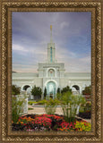 Mount Timpanogos Temple Morning Garden