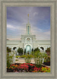 Mount Timpanogos Temple Morning Garden