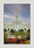 Mount Timpanogos Temple Morning Garden