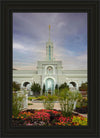 Mount Timpanogos Temple Morning Garden