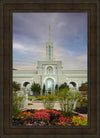 Mount Timpanogos Temple Morning Garden