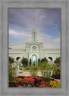 Mount Timpanogos Temple Morning Garden